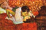 Henri de Toulouse-Lautrec - Kiss - 1892